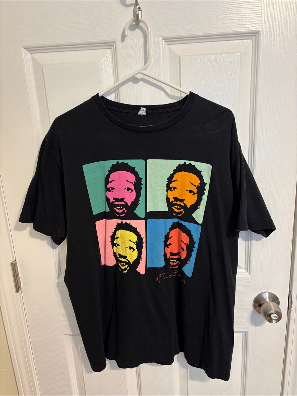 Ol Dirty Bastard ODB Rap Men's Black Short-Sleeve Graphic Tee Multicolor Hiphop